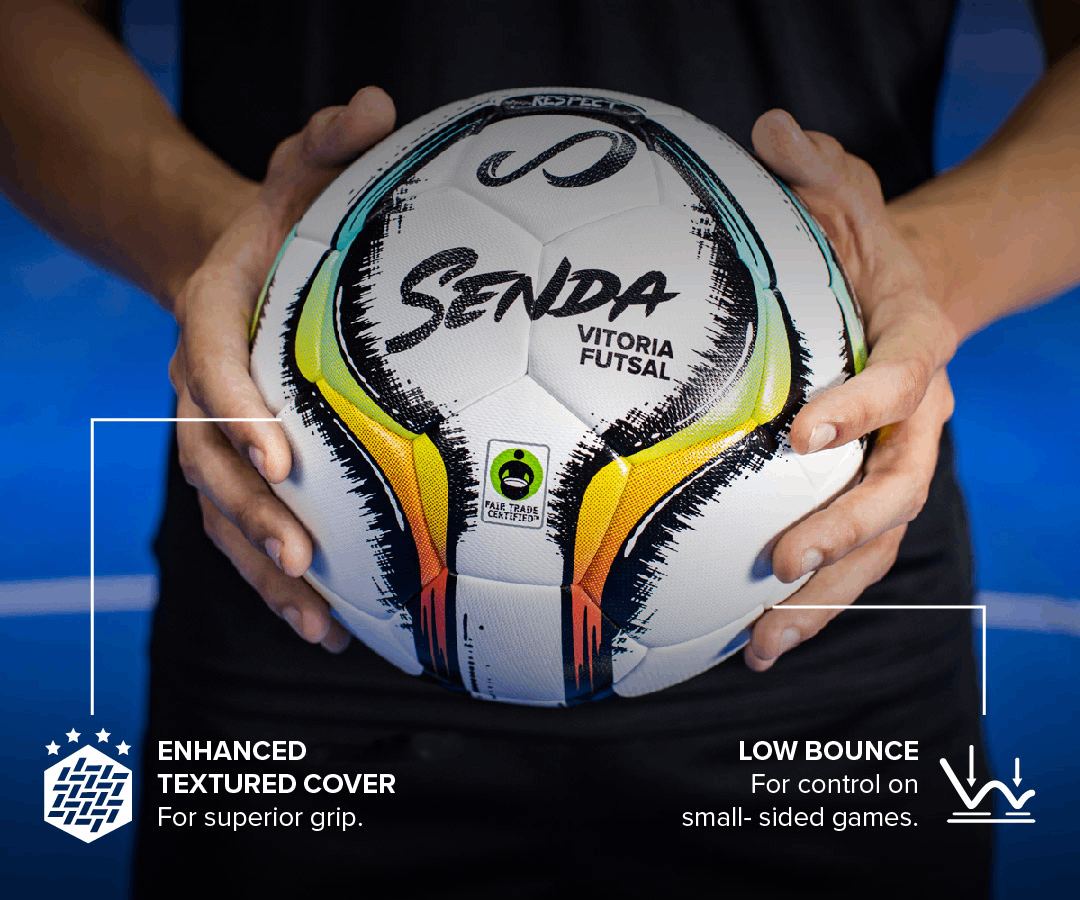 Vitoria Premium Match Futsal Ball - Pack x8